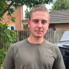 Oleksandr Tymoshenko after passing the driving test with Manny Driving School in Southampton