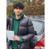 Karman Battu after passing the driving test with Manny Driving School in Southampton